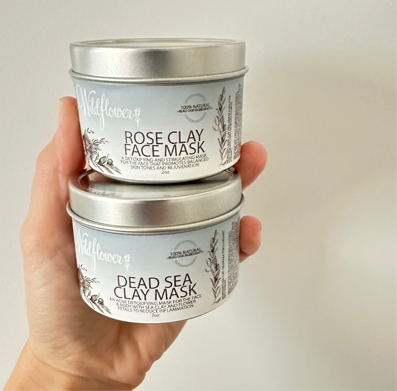 4oz Tin - Clay Masks