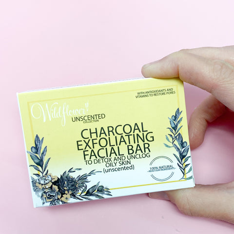 Charcoal Face Exfoliating Bar Soap